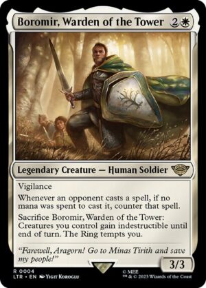 Boromir, Warden of the Tower - Foil<br /><span class="collector-number">Collector No. 4</span>