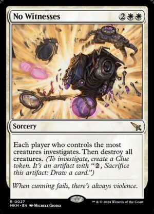 No Witnesses - Foil<br /><span class="collector-number">Collector No. 27</span>