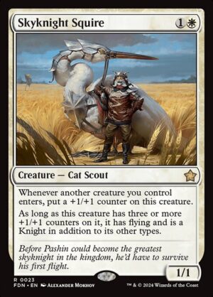 Skyknight Squire - Foil<br /><span class="collector-number">Collector No. 23</span>