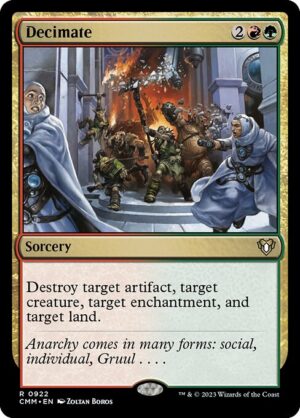 Decimate<br /><span class="collector-number">Collector No. 922</span>