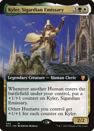 Kyler, Sigardian Emissary<br /><span class="collector-number">Collector No. 42</span>