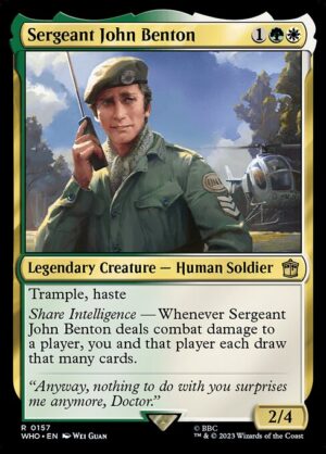 Sergeant John Benton<br /><span class="collector-number">Collector No. 157</span>