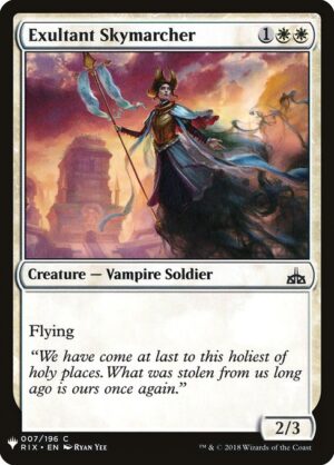 Exultant Skymarcher<br /><span class="collector-number">Collector No. RIX-7</span>