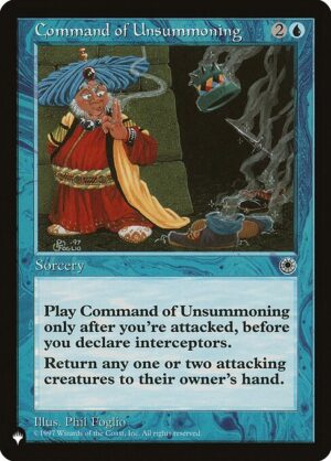 Command of Unsummoning<br /><span class="collector-number">Collector No. POR-48</span>