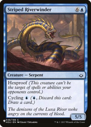 Striped Riverwinder<br /><span class="collector-number">Collector No. HOU-48</span>