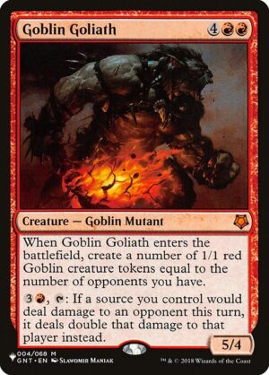 Goblin Goliath<br /><span class="collector-number">Collector No. GNT-4</span>