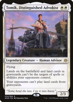 Tomik, Distinguished Advokist - Foil<br /><span class="collector-number">Collector No. 34p</span>
