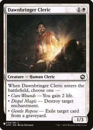 Dawnbringer Cleric<br /><span class="collector-number">Collector No. AFR-9</span>