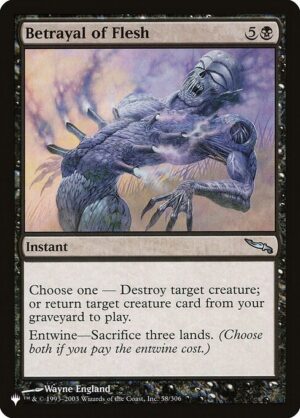 Betrayal of Flesh<br /><span class="collector-number">Collector No. MRD-58</span>