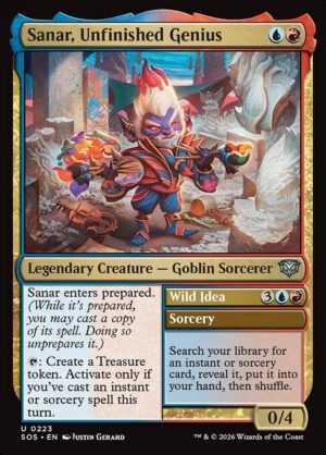 Sanar, Unfinished Genius // Wild Idea - Foil<br /><span class="collector-number">Collector No. 223</span>