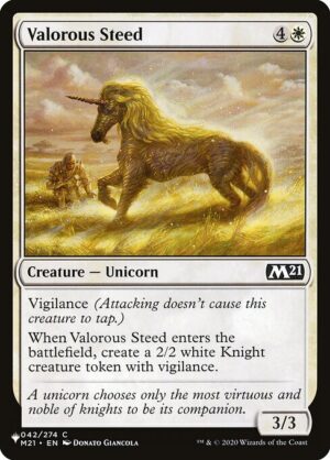 Valorous Steed<br /><span class="collector-number">Collector No. M21-42</span>