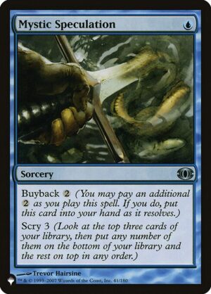 Mystic Speculation<br /><span class="collector-number">Collector No. FUT-41</span>