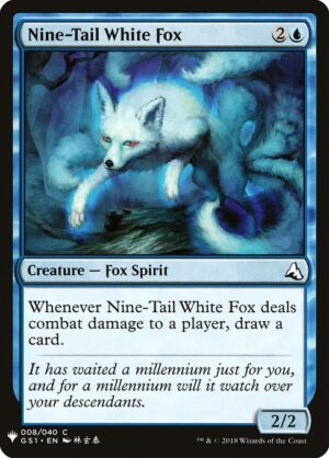 Nine-Tail White Fox<br /><span class="collector-number">Collector No. GS1-8</span>