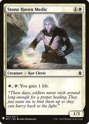 Stone Haven Medic<br /><span class="collector-number">Collector No. BFZ-51</span>