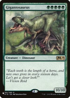 Gigantosaurus<br /><span class="collector-number">Collector No. M19-185</span>