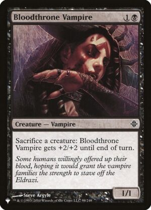 Bloodthrone Vampire<br /><span class="collector-number">Collector No. ROE-98</span>