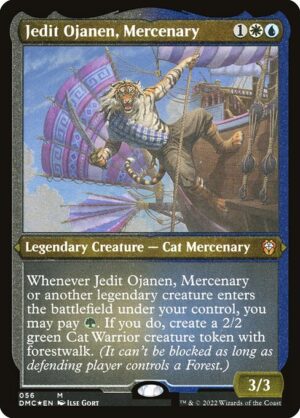Jedit Ojanen, Mercenary - Etched<br /><span class="collector-number">Collector No. 56</span>