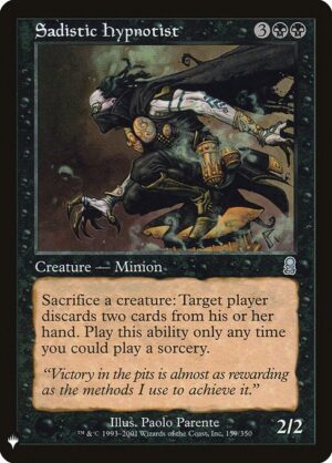 Sadistic Hypnotist<br /><span class="collector-number">Collector No. ODY-159</span>