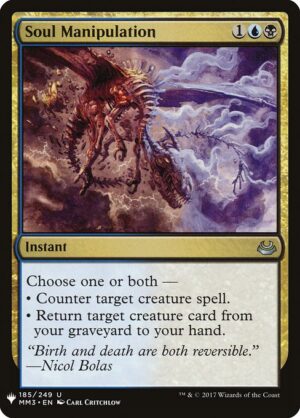 Soul Manipulation<br /><span class="collector-number">Collector No. MM3-185</span>