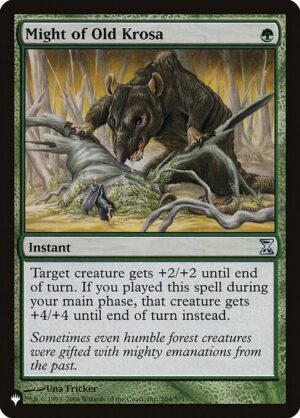 Might of Old Krosa<br /><span class="collector-number">Collector No. TSP-204</span>