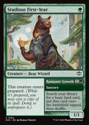 Studious First-Year // Rampant Growth<br /><span class="collector-number">Collector No. 162</span>