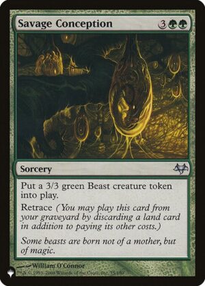 Savage Conception<br /><span class="collector-number">Collector No. EVE-75</span>