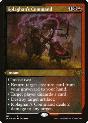 Kolaghan's Command - Etched<br /><span class="collector-number">Collector No. 515</span>