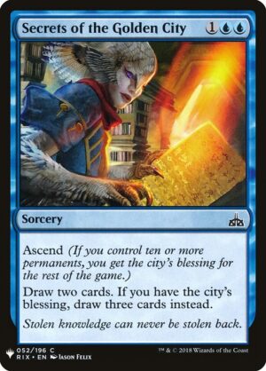 Secrets of the Golden City<br /><span class="collector-number">Collector No. RIX-52</span>