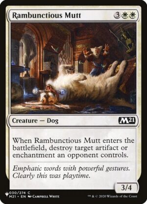 Rambunctious Mutt<br /><span class="collector-number">Collector No. M21-30</span>