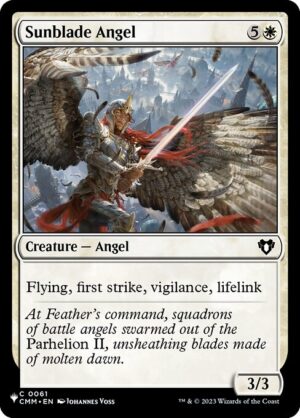 Sunblade Angel<br /><span class="collector-number">Collector No. CMM-61</span>