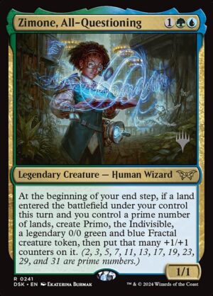 Zimone, All-Questioning<br /><span class="collector-number">Collector No. 241p</span>