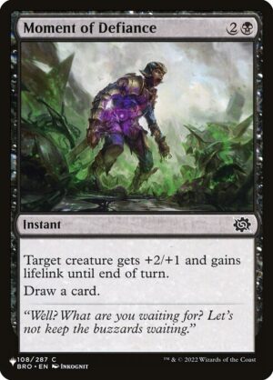 Moment of Defiance<br /><span class="collector-number">Collector No. BRO-108</span>