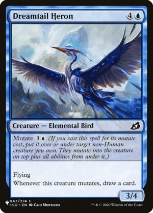 Dreamtail Heron<br /><span class="collector-number">Collector No. IKO-47</span>