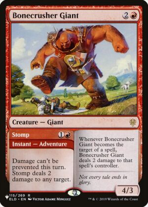 Bonecrusher Giant // Stomp<br /><span class="collector-number">Collector No. ELD-115</span>