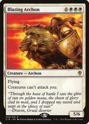 Blazing Archon<br /><span class="collector-number">Collector No. 58</span>