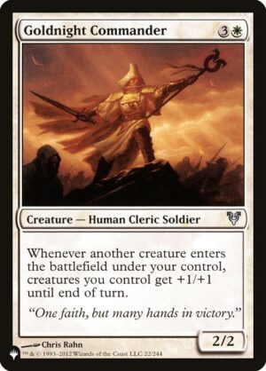 Goldnight Commander<br /><span class="collector-number">Collector No. AVR-22</span>
