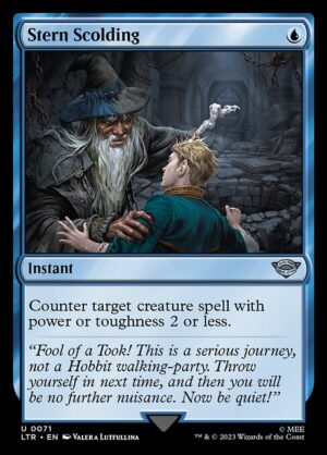 Stern Scolding<br /><span class="collector-number">Collector No. 71</span>