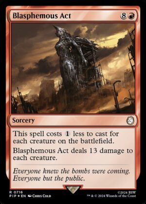 Blasphemous Act Surge - Foil<br /><span class="collector-number">Collector No. 716</span>