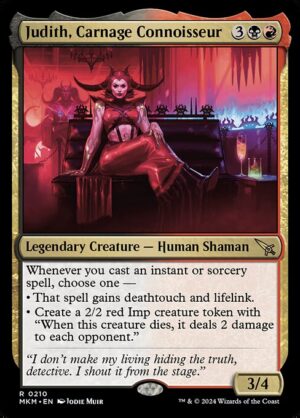Judith, Carnage Connoisseur<br /><span class="collector-number">Collector No. 210</span>