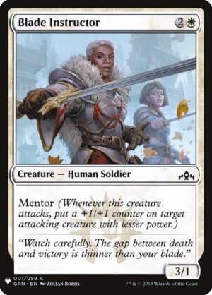 Blade Instructor<br /><span class="collector-number">Collector No. GRN-1</span>