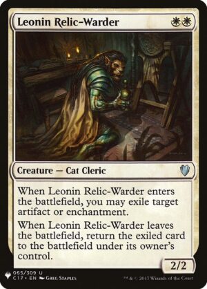 Leonin Relic-Warder<br /><span class="collector-number">Collector No. C17-65</span>