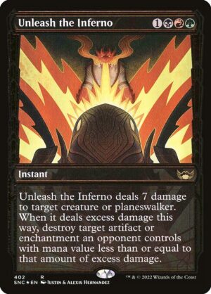 Unleash the Inferno - Foil<br /><span class="collector-number">Collector No. 402</span>