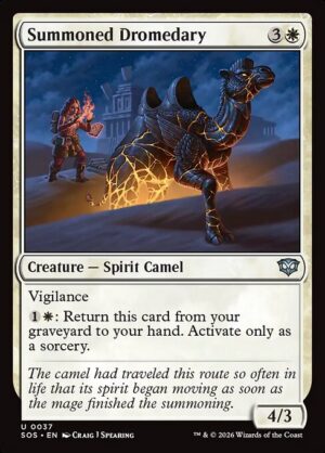 Summoned Dromedary - Foil<br /><span class="collector-number">Collector No. 37</span>
