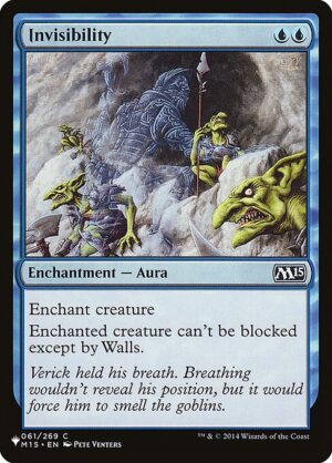 Invisibility<br /><span class="collector-number">Collector No. M15-61</span>