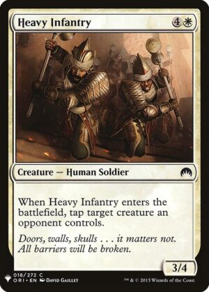 Heavy Infantry<br /><span class="collector-number">Collector No. ORI-18</span>