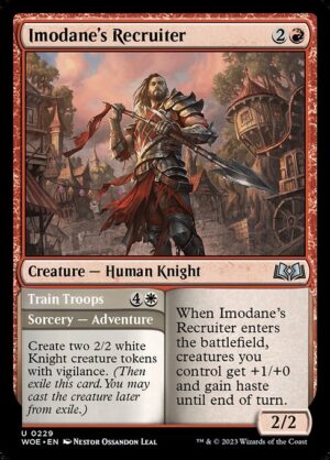 Imodane's Recruiter // Train Troops - Foil<br /><span class="collector-number">Collector No. 229</span>