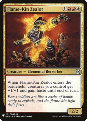 Flame-Kin Zealot<br /><span class="collector-number">Collector No. EMA-201</span>