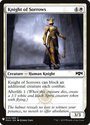 Knight of Sorrows<br /><span class="collector-number">Collector No. RNA-14</span>