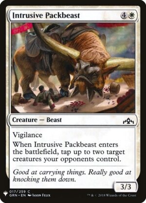 Intrusive Packbeast<br /><span class="collector-number">Collector No. GRN-17</span>