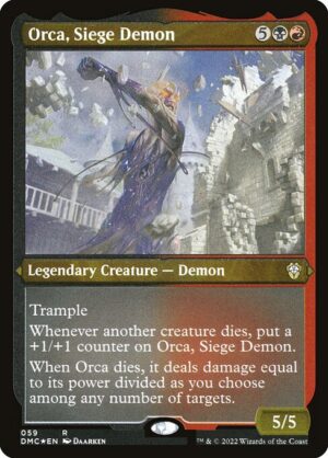 Orca, Siege Demon - Etched<br /><span class="collector-number">Collector No. 59</span>